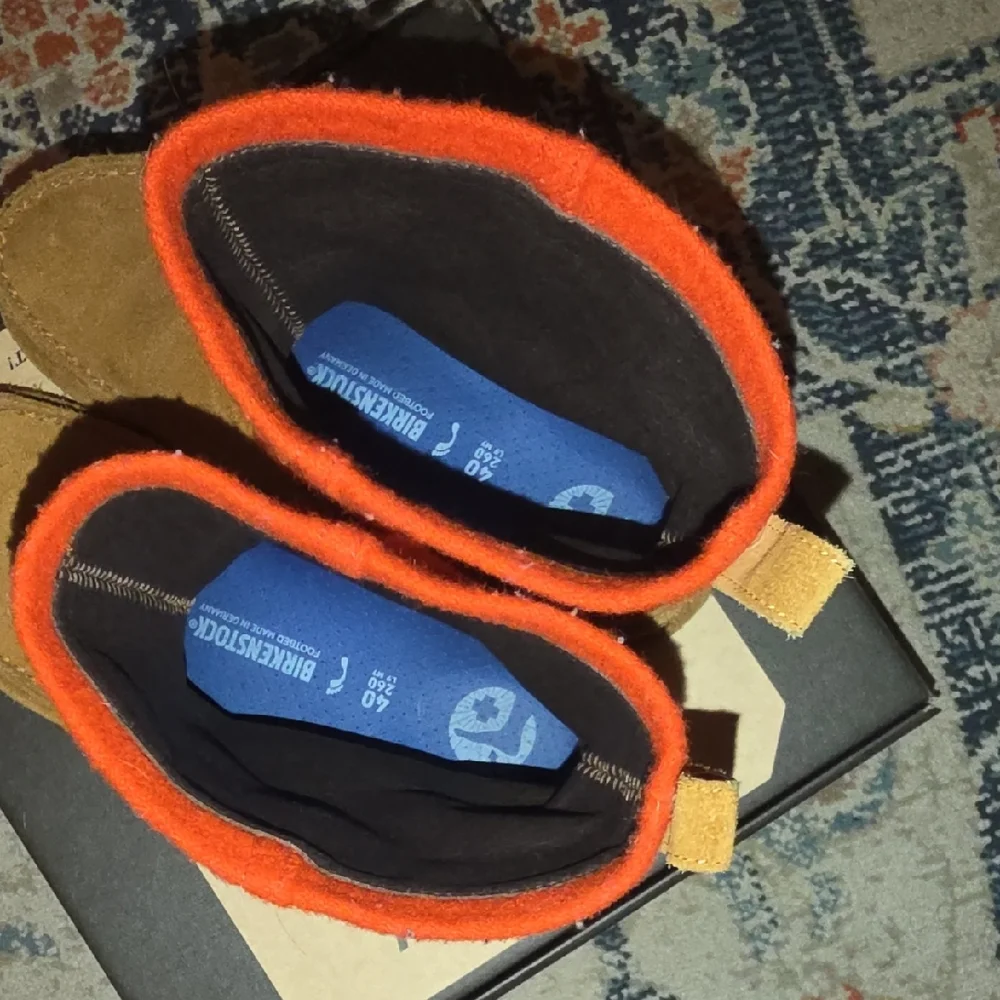 Birkenstock Orange and Tan Boots - Picture 2 of 3